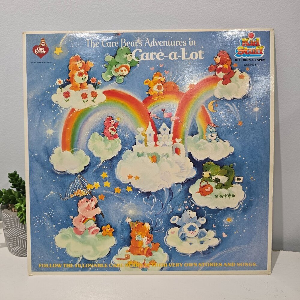 Carebears - The Care Bears Adventures in Care‑a‑Lot, Vinyl Record, 1983​​